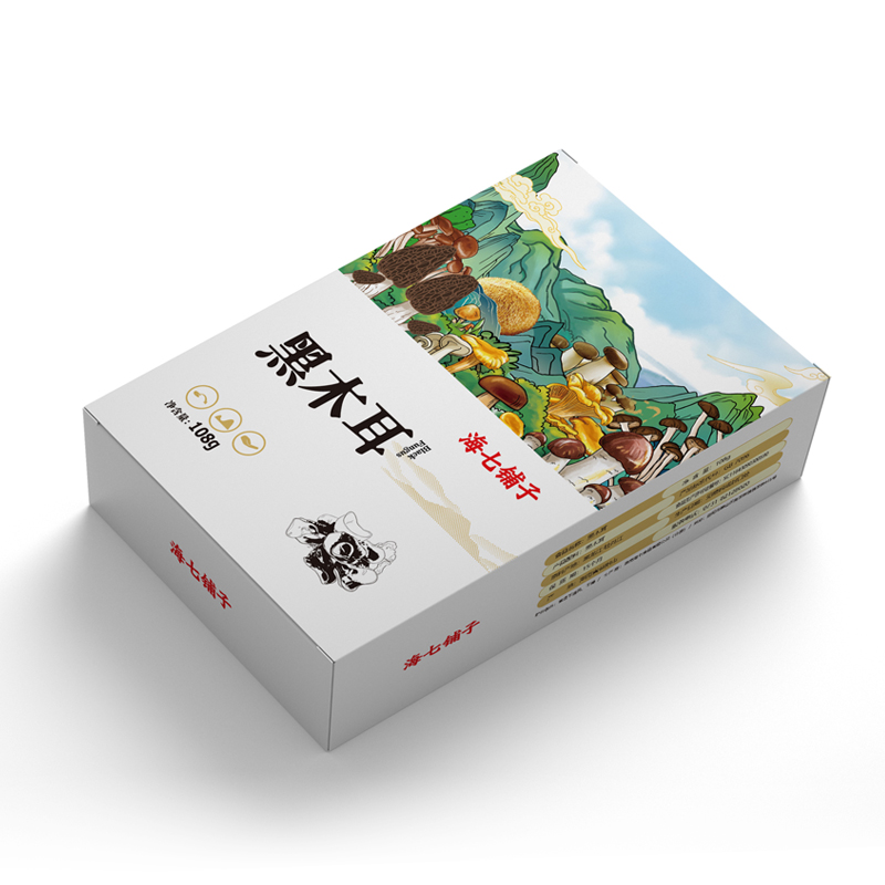 海七 黑木耳108g /盒高清大图