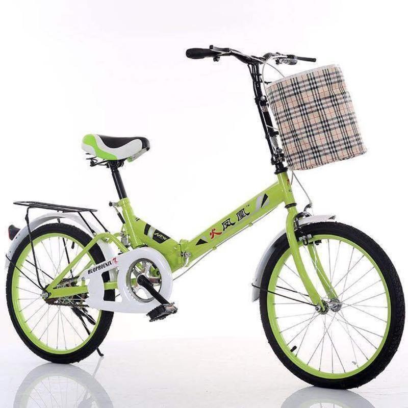 折叠自行车20寸减震单车男女式学生脚踏车休闲小轮中小学生车