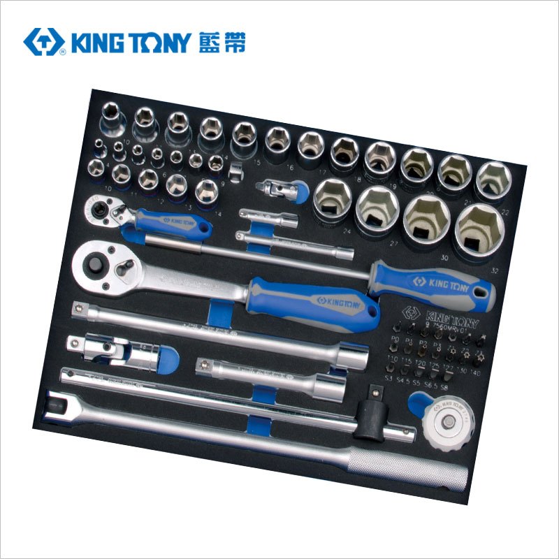 藍帶 棘轮扳手工具车组套 9-7560MRV01