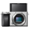 索尼(SONY)ILCE A6100L(16-50+50F18)银色 数码微单相机 双镜头套装 约2420万像素