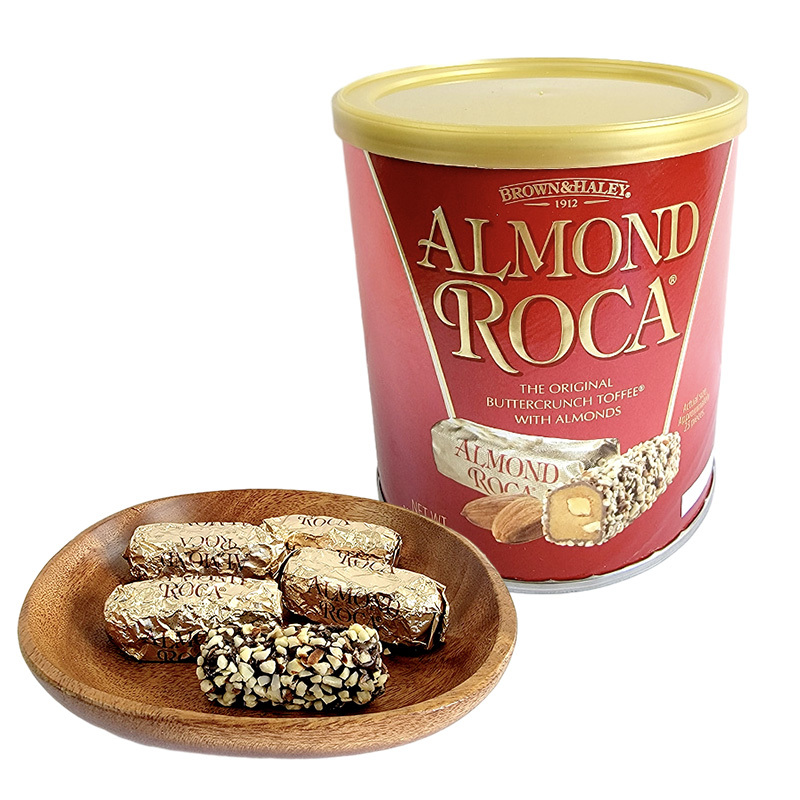 美国进口Almond Roca乐家腰果巧克力味海盐焦糖黑巧克力糖284g罐装多口味礼盒零食