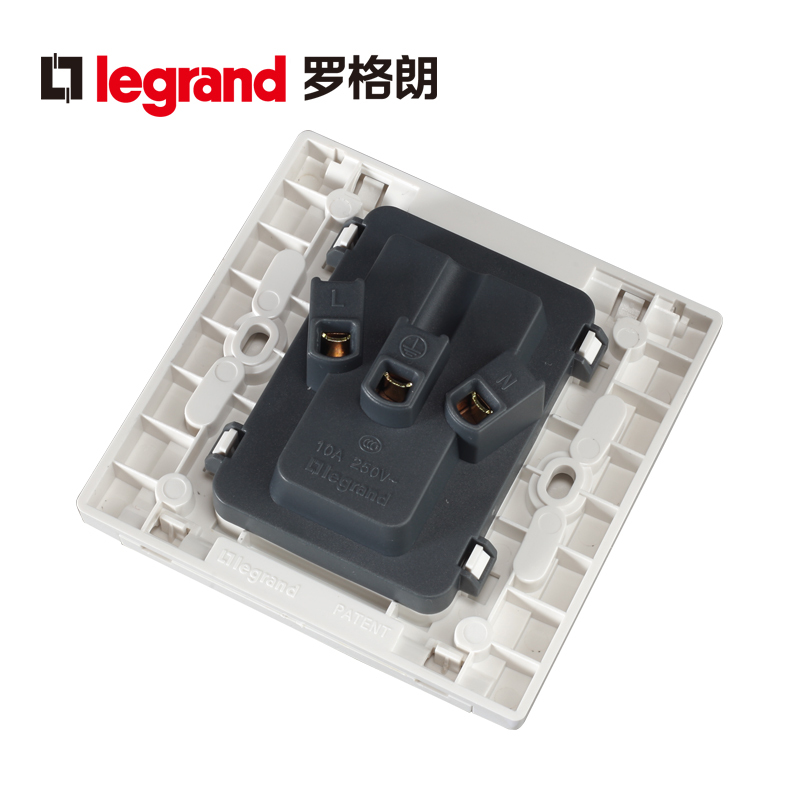 罗格朗(Legrand)开关插座暗装带开关家用美涵白色usb插座墙壁面板多孔一开5五孔86型电源插座