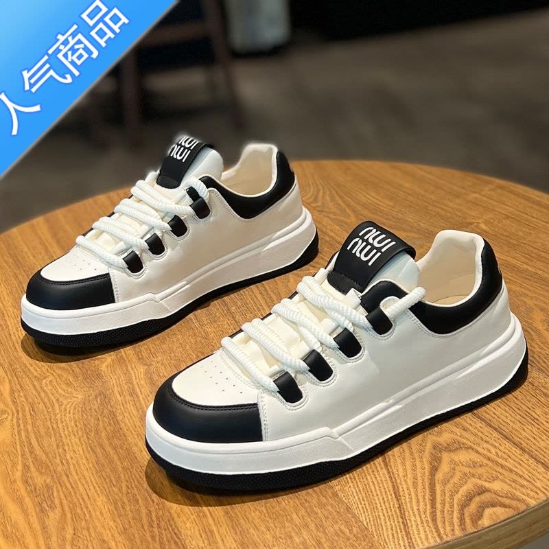 SUNTEK韩版网红板鞋女平底薄款透气小白鞋2023年新款粉色休闲鞋图片