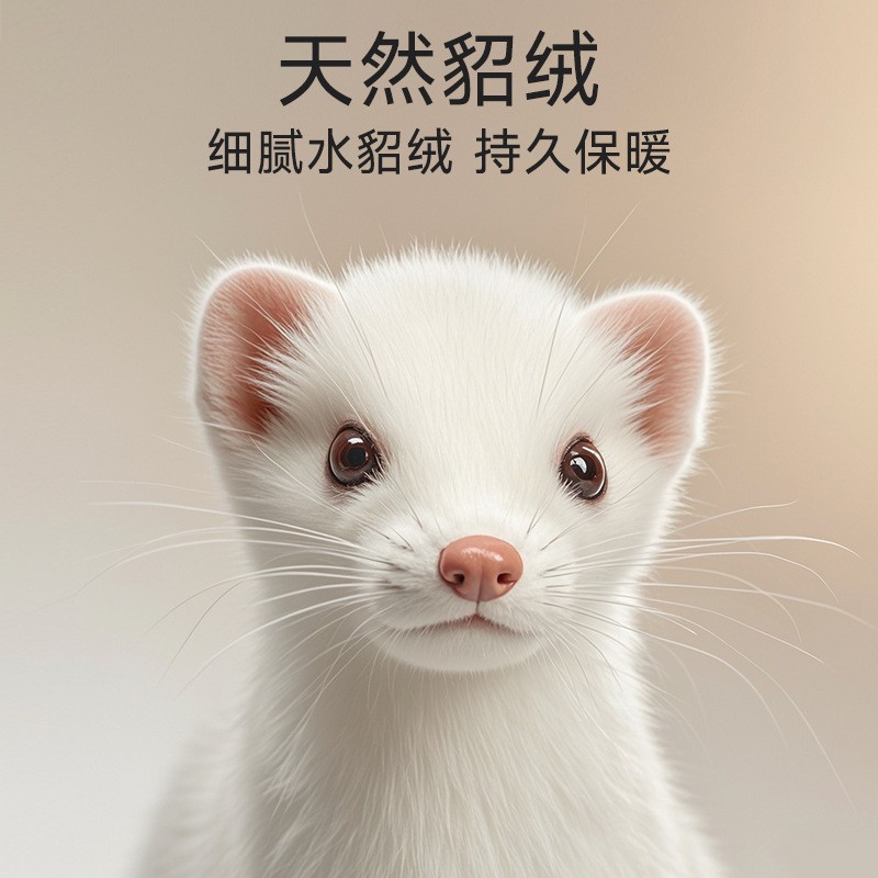 7A水貂绒保暖内衣男秋冬季德绒发热双面磨毛无痕秋衣秋裤套装高清大图