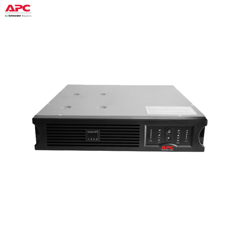 APC施耐德SUA1000R2ICH在线互动式1KVA/670W稳压机架式正弦波UPS不间断电源