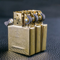 ZIPPO打火机内胆机芯金银色常规机通用美国正版原装正品芝宝配件
