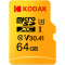 柯达(Kodak) 64GB TF(MicroSD) 存储卡 U3 A1 V30 读速100MB/s