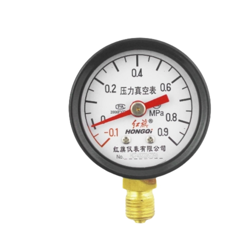 红旗 真空压力表定制检测款YZ40(压力值需备注) 块高清大图