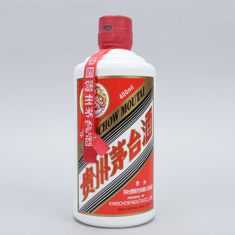 贵州茅台酒 飞天茅台 酱香型白酒 53度 400mL 1瓶 2020年