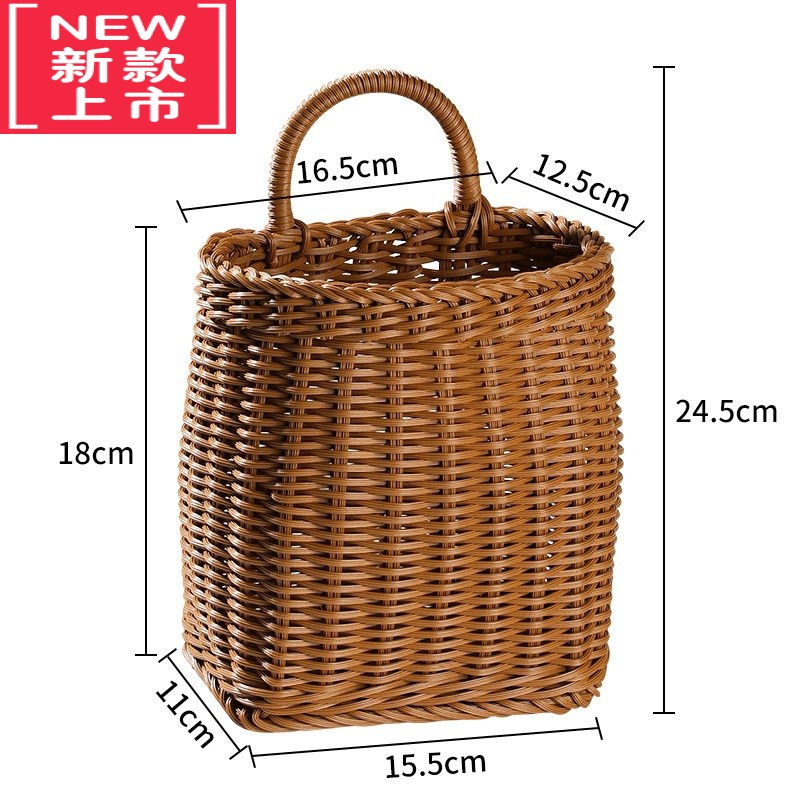 可莉允日式大蒜生姜果蔬收纳挂袋厨房手提买菜袋装洋葱大号杂物网兜袋子