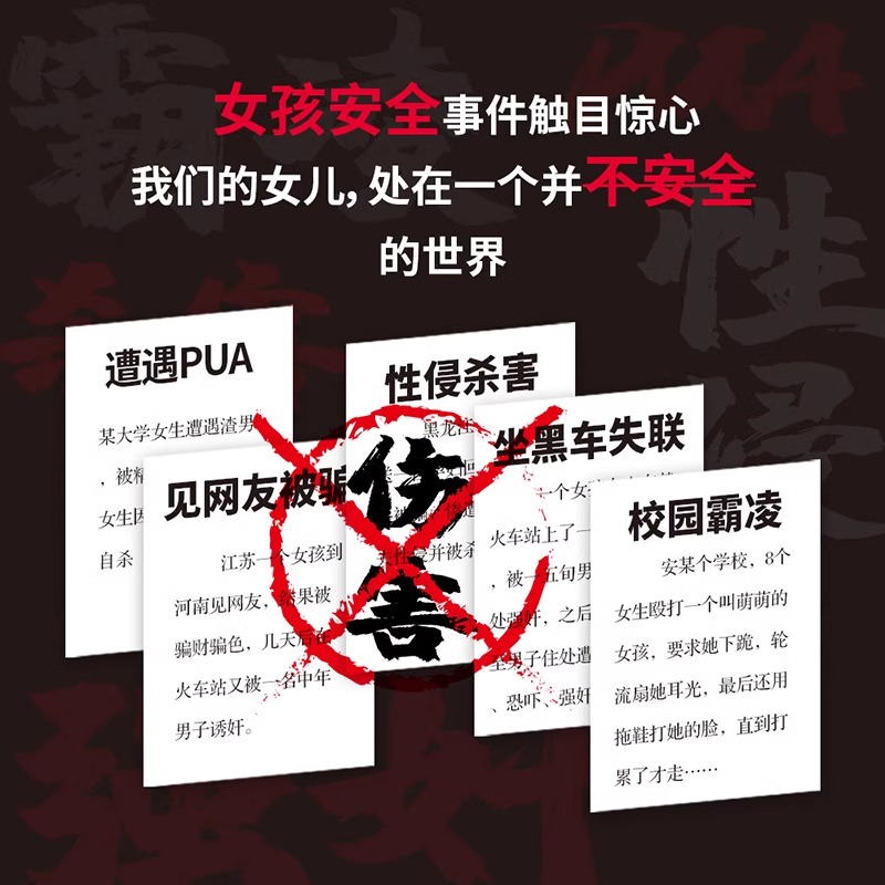 女孩,你要学会保护自己(4册) [正版]男孩女孩你要学会保护自己 全4册叛逆青春期少年孩子中小学生心理健康安全教育儿童早高清大图