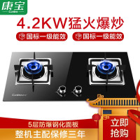 康宝(canbo) JZY-2QB508(液化气)台式嵌入式两用燃气灶 双灶 家用煤气 炉煤气灶 台嵌两用