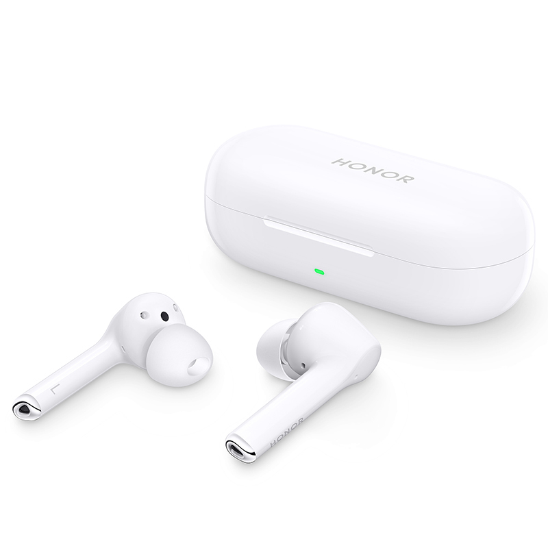 荣耀FlyPods 3 无线耳机 蓝牙耳机 主动降噪 通话降噪 触控式操作 入耳式 音乐耳机 铃兰白