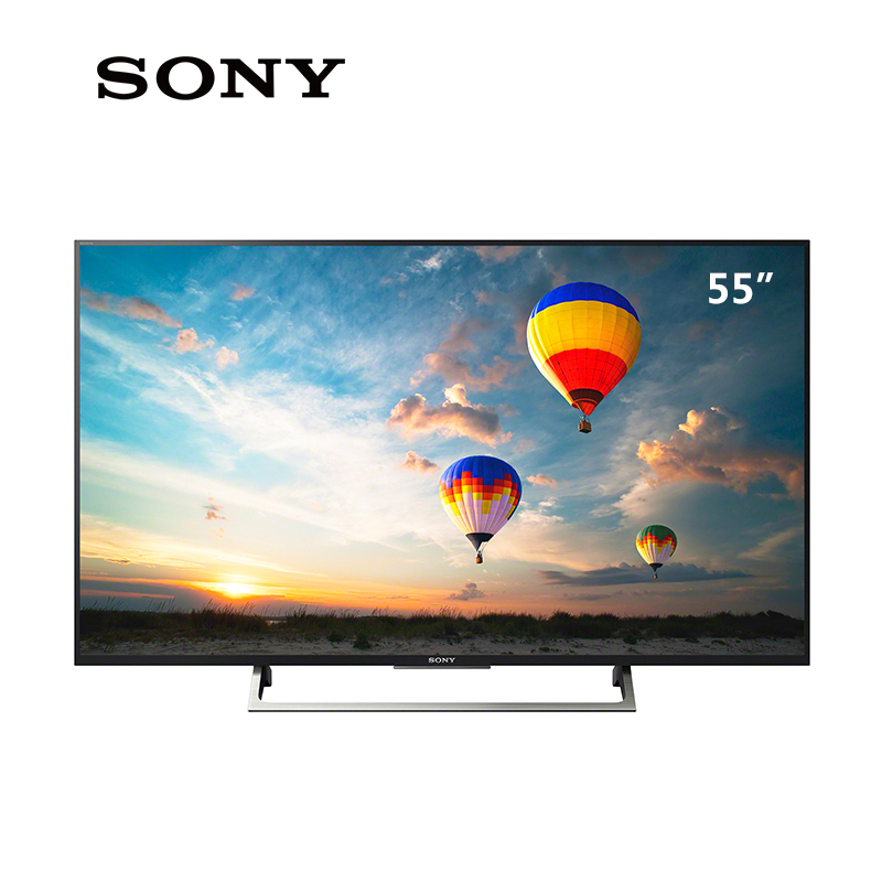 索尼(SONY)KD-55X8066E 55英寸 迅锐处理 安卓7.0更智能 4K超高清 醇音技术[客厅精选]