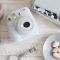 富士(FUJIFILM)INSTAX 拍立得 相机 一次成像胶片相机mini9 烟灰白 套餐四(含礼盒+相纸)