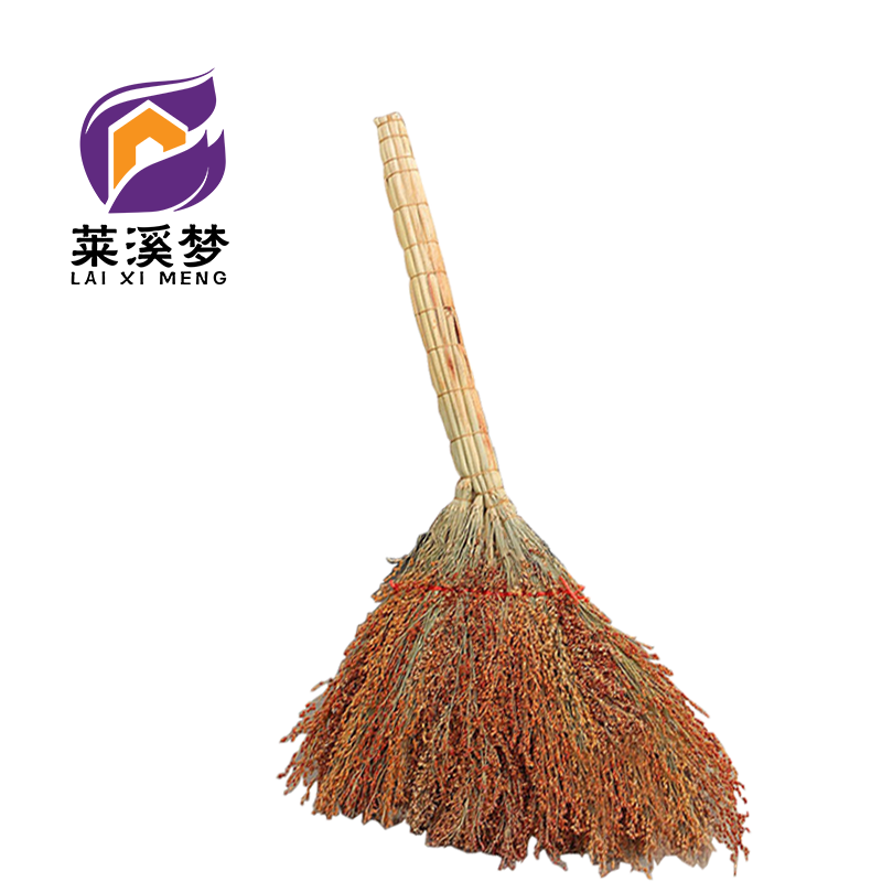 高粱笤帚(扫把)带壳 大号 把高清大图