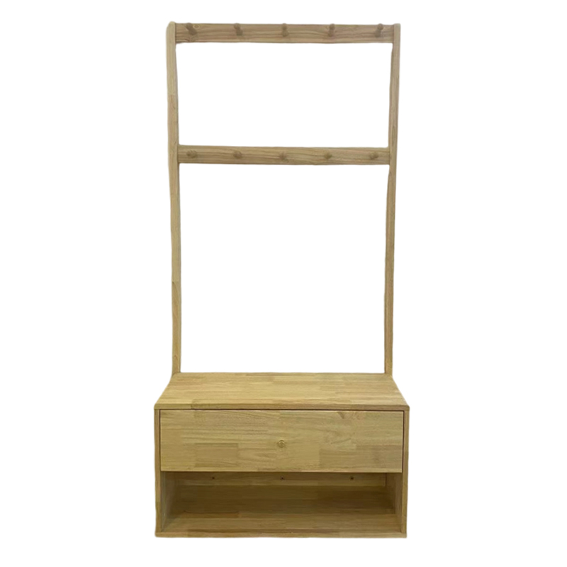 红缅 实木换鞋柜 80*40*168cm HM-XG500 个高清大图