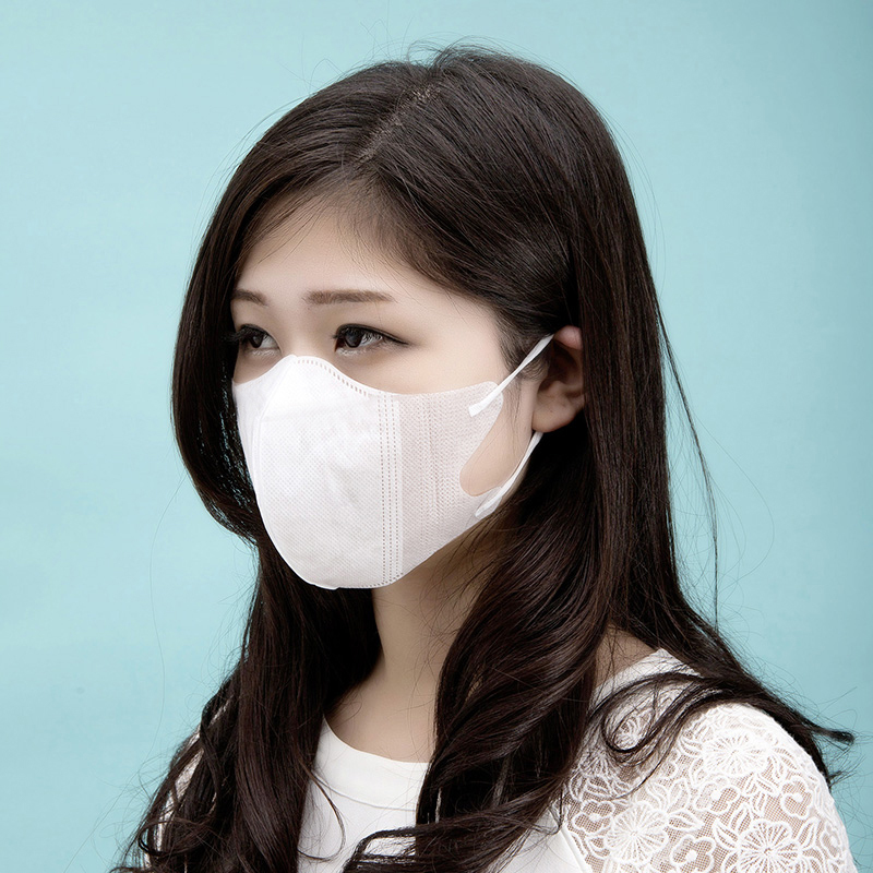 日本爱丽思IRIS一次性三层防护口罩防寒防雾霾3D立体口罩薄款透气