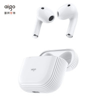 aigo爱国者 T30真无线蓝牙耳机高清通话蓝牙5.1半入耳游戏运动跑步音乐耳机 苹果华为小米安卓通用