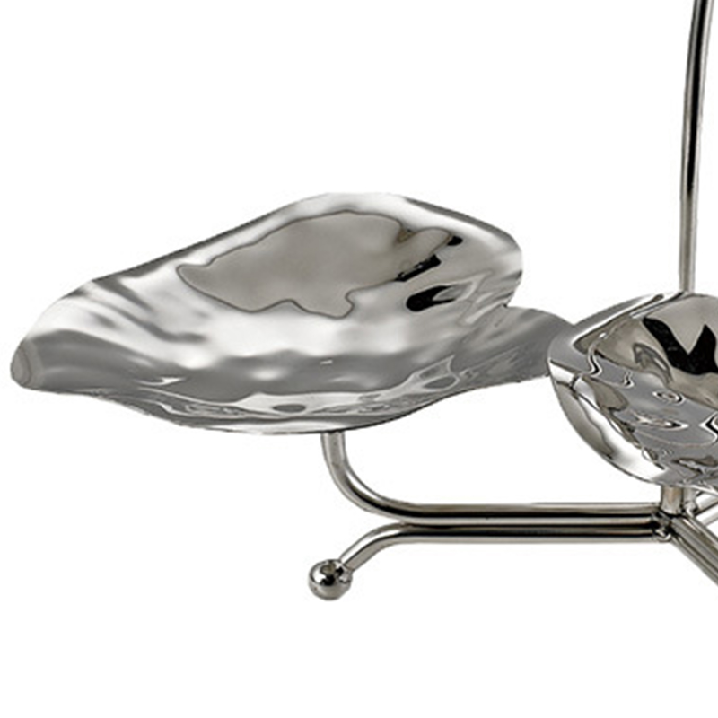 [疆不凡]点心甜品蛋糕架 三头荷花盘架高清大图