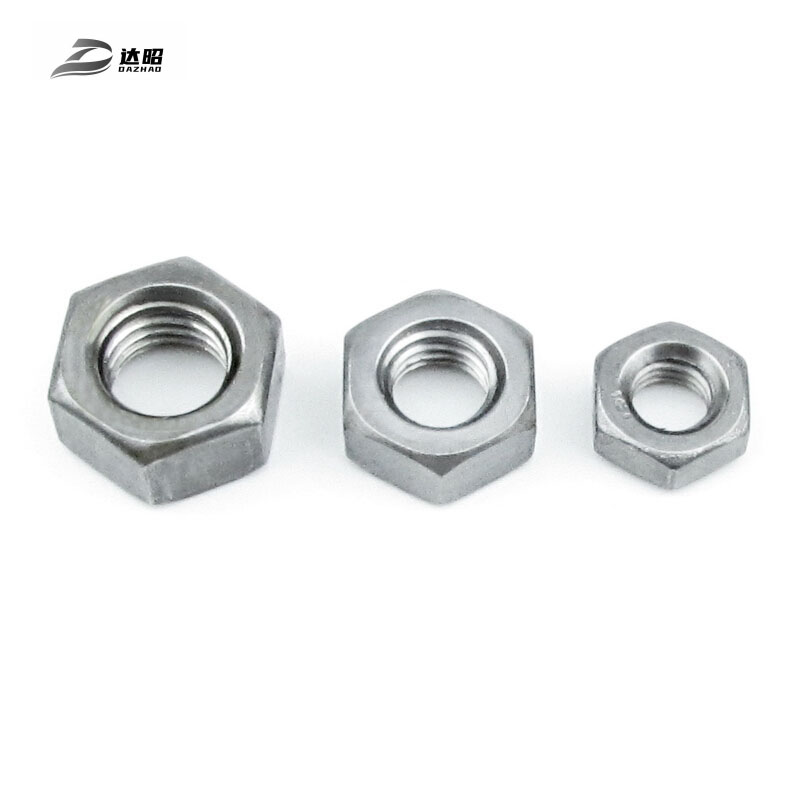 达昭 螺母 本色200个 M22mm Q235 4.8级高清大图
