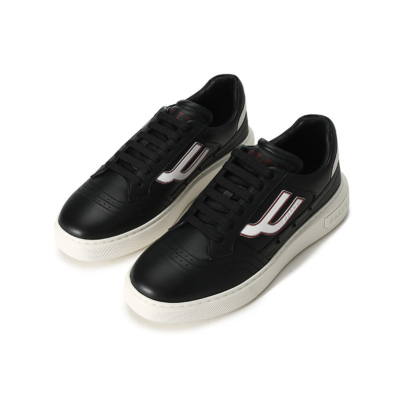 巴利bally奢侈品男士皮质系带休闲运动鞋板鞋triumph