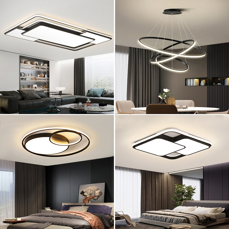 古达广东中山客厅灯卧室新款现代大气北欧简约吸顶灯具全屋套餐组合