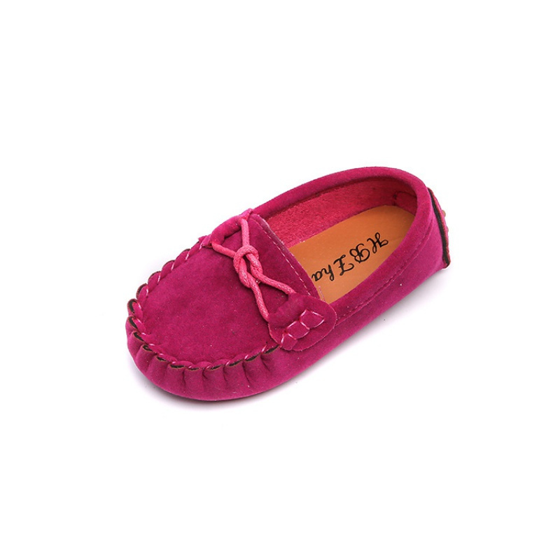 2022春季新款休闲儿童豆豆鞋 韩版一脚蹬牛筋底宝宝童鞋男女莎丞