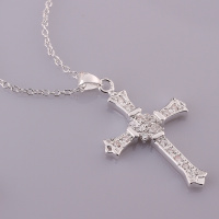 N633 Women Silver Necklace 镀925纯银女项链日韩版锁骨链潮人送女朋友七夕情人节礼物