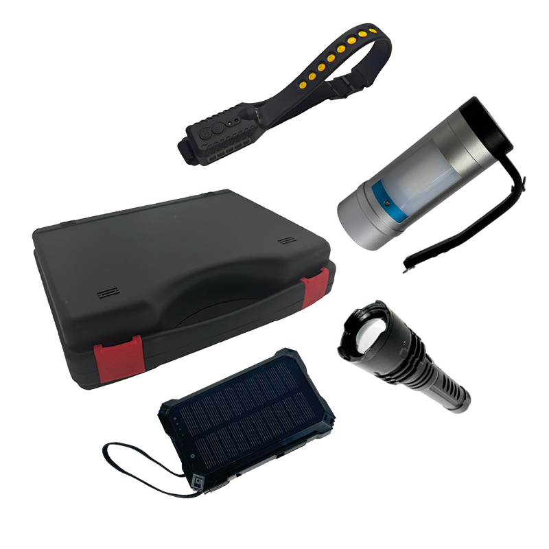 晫安联 ZM9005H 22.2V 12W IP66 10h LED 应急智能照明组合工具箱 (计价单位:套)黑色