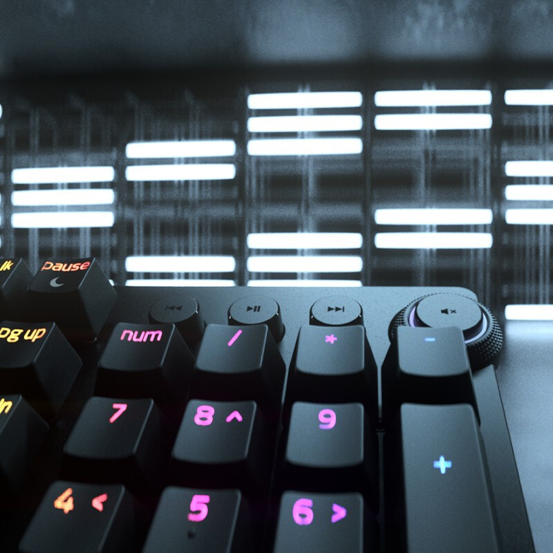 雷蛇 Razer 猎魂光蛛V2模拟光轴 游戏电竞 电脑游戏 RGB 机械键盘