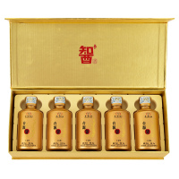贵州茅台酒厂集团保健酒业有限公司 台源智酒 飞天仕女图礼盒(小金瓶) 53度酱香型白酒100ml*5瓶礼盒装