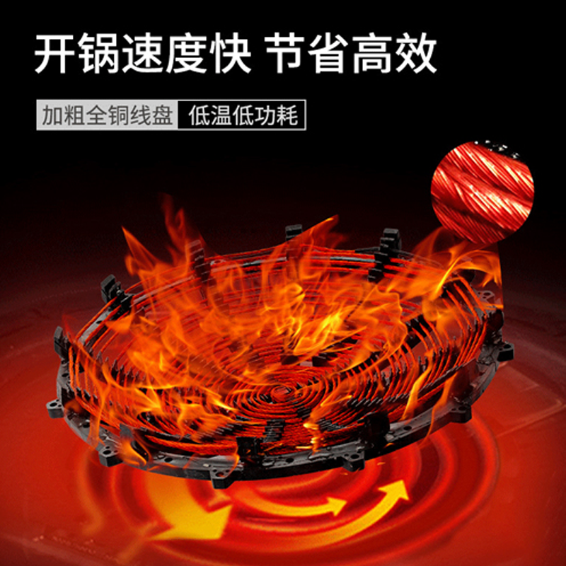 意黛斯(YIDAISI) YDS-8XC2 商用大锅灶电磁炉8KW大功率 食堂单位厨房设备 双头单尾小炒炉 304材质高清大图