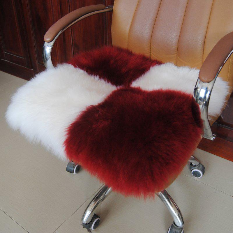 美帮汇澳洲羊皮沙发坐垫羊毛坐垫羊毛坐垫沙发坐垫椅子垫椅垫毛绒椅垫高清大图
