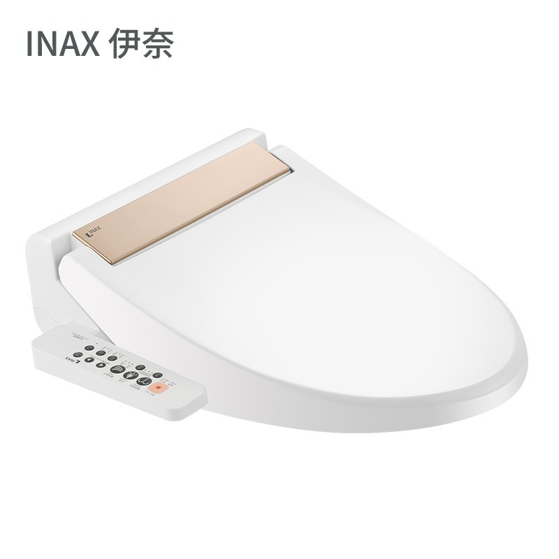 日本-伊奈（INAX）智能马桶盖 除臭烘干喷嘴自洁智能电子盖板 家用全功款座便盖 全功能款带除臭烘干