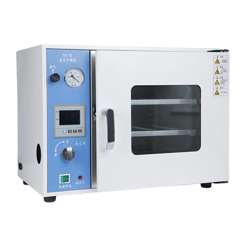 鸣固 恒温智能真空干燥箱 工业测漏烘箱除泡脱泡机消泡箱实验室用品 300w DZF-6020A喷塑内胆高清大图