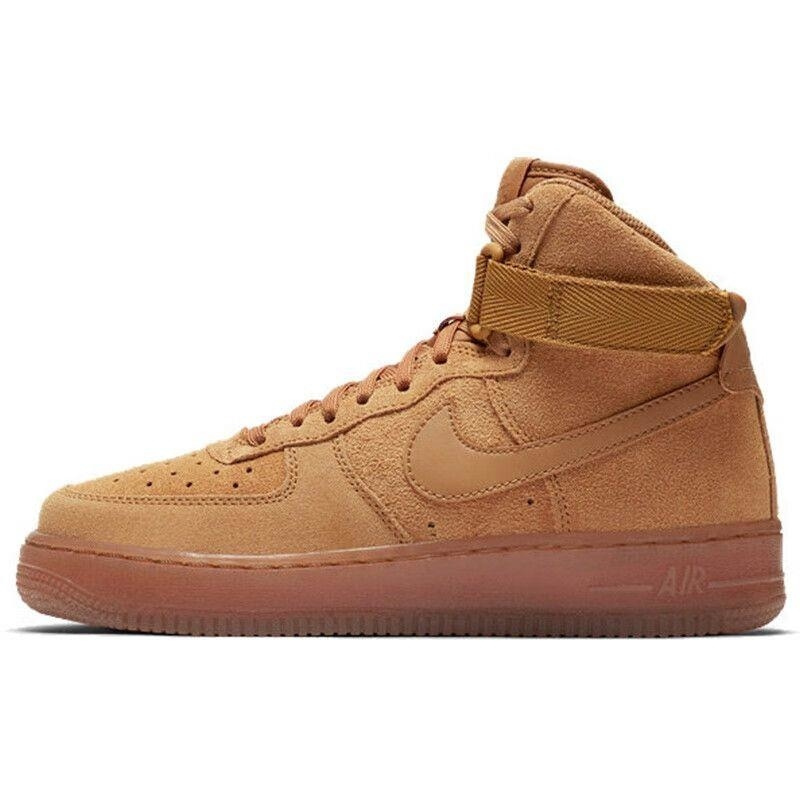NIKE耐克休闲鞋AIR FORCE 1 HIGH LE (GS)青少年鞋CK0262-700 D