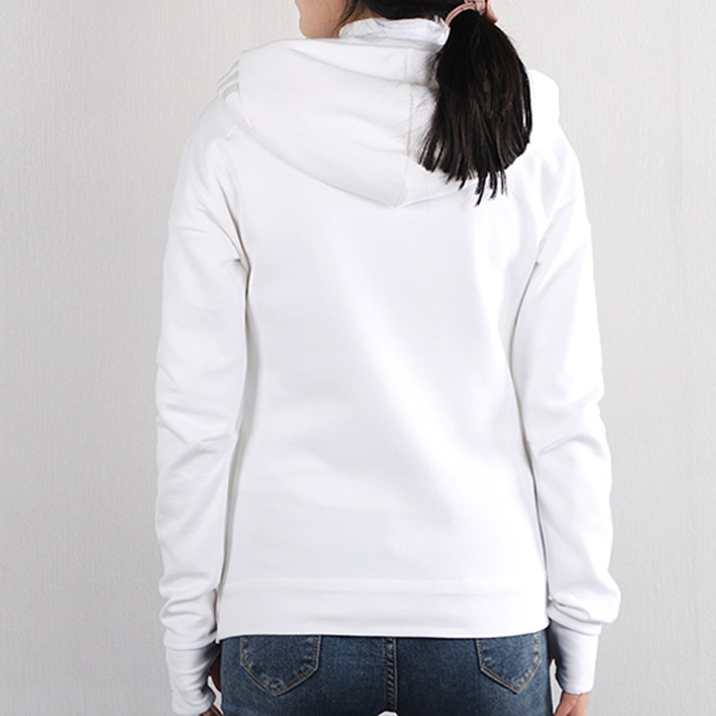 阿迪达斯Adidas夹克女2020新款运动服连帽外套保暖开衫FL1960