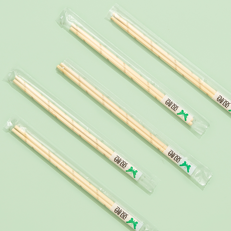 双枪一次性竹筷子100双装家用外卖独立包装卫生筷 DY10600