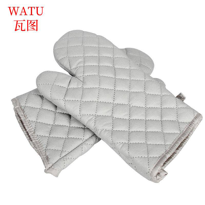 瓦图(watu) 烘焙烤箱加长手套加厚 棉手套 35cm 2副装