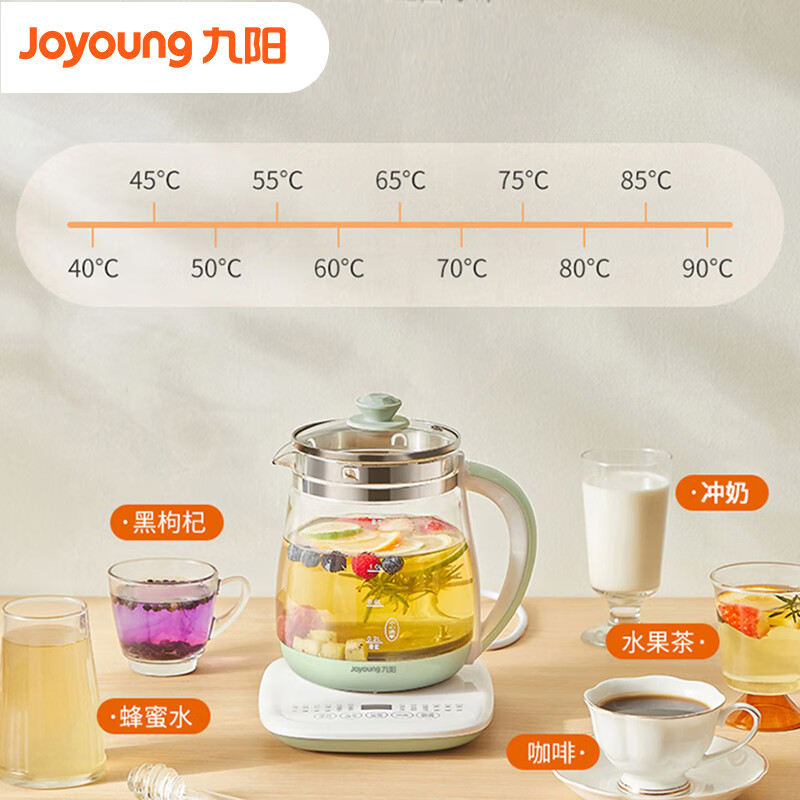 九阳 K15F-WY6780 养生壶 茶具 电茶壶煮茶壶花茶壶玻璃煮茶器煎药壶中药锅药膳电水壶烧水壶高清大图
