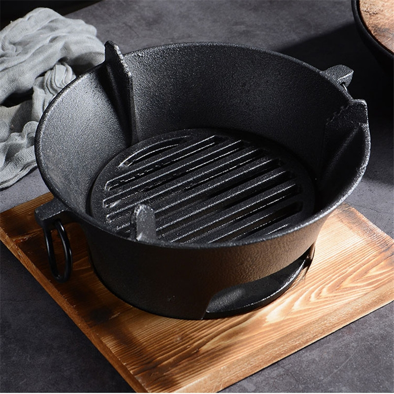 铸铁碳炉生铁碳炉子烧烤炉妖怪加厚炭火炉烧炭烤火炉煮茶炉小碳炉铁炉