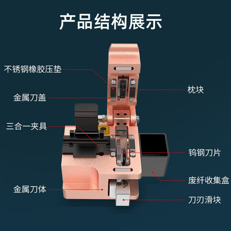 胜为NT-602 高精度光纤切割刀 冷接热熔切割刀 皮线光缆多规格切割刀