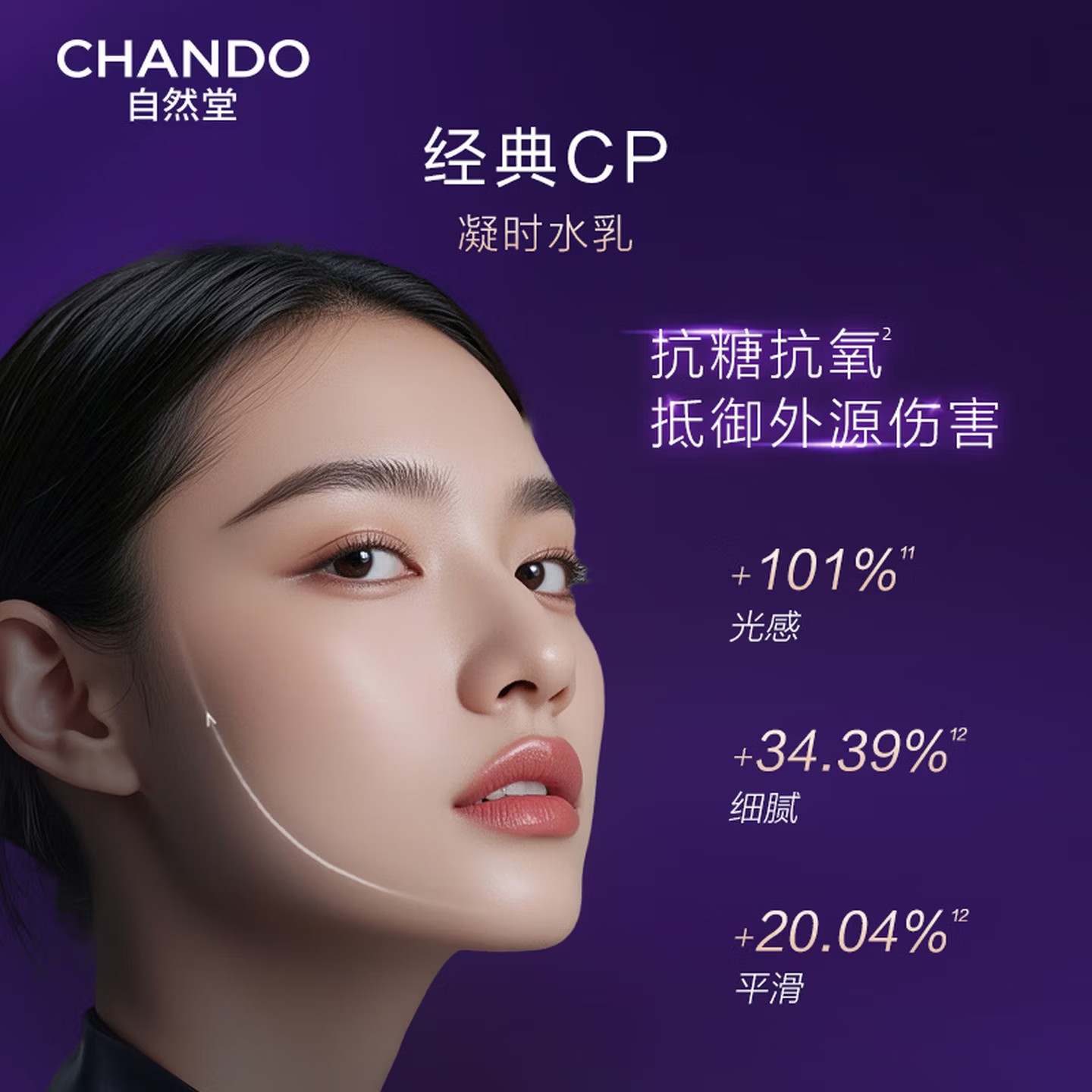 自然堂鲜颜肌活精华抗皱三件套(水乳精套)高清大图