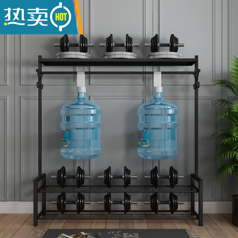 敬平挂衣架落地卧室折叠晒衣服架子简易单杆室内晾衣杆家用阳台凉衣架 白色150长上下置物板 大晾晒架高清大图