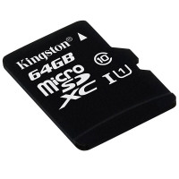 金士顿(Kingston)64GB高速CLASS 10手机内存卡(MicroSD)TF卡平板高速存储卡安卓TF卡