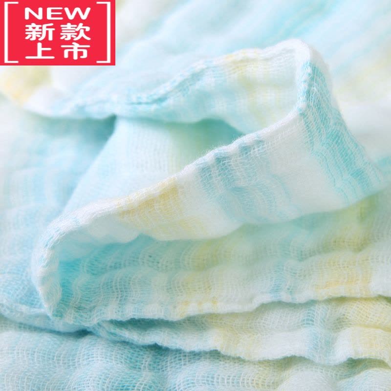 可莉允[4条]婴儿多层纱布毛巾新初生婴幼儿宝宝儿童吸水洗澡A类图片