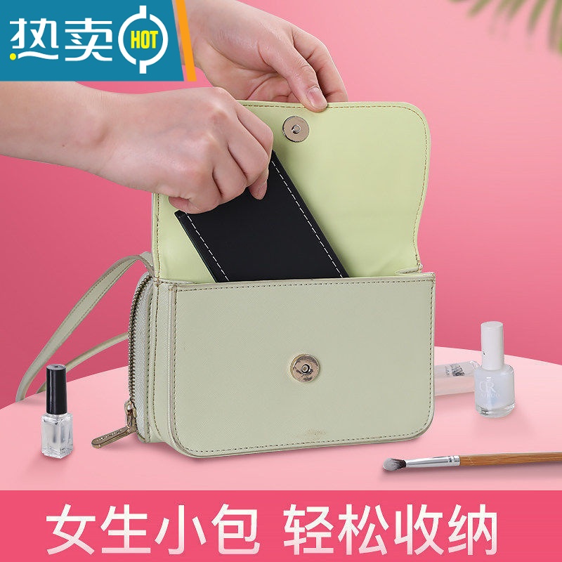 敬平[破损包赔]折叠镜子化妆镜台式便携随身女学生宿舍桌面梳妆镜子便携式用镜 轻奢白[大号]加厚皮革/破损包赔高清大图