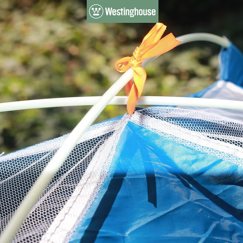 西屋(WESTINGHOUSE) MN02B全自动速开帐篷露营野餐帐篷速开单门抛帐 [天蓝色 ]高清大图