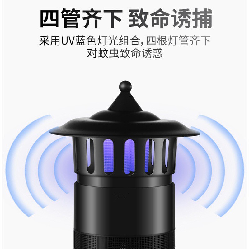 养殖场灭蚊灯户外商用室内猪防杀捕蝇黑科技物理蚊子克星 三维工匠 养殖场灭蚊3台高清大图